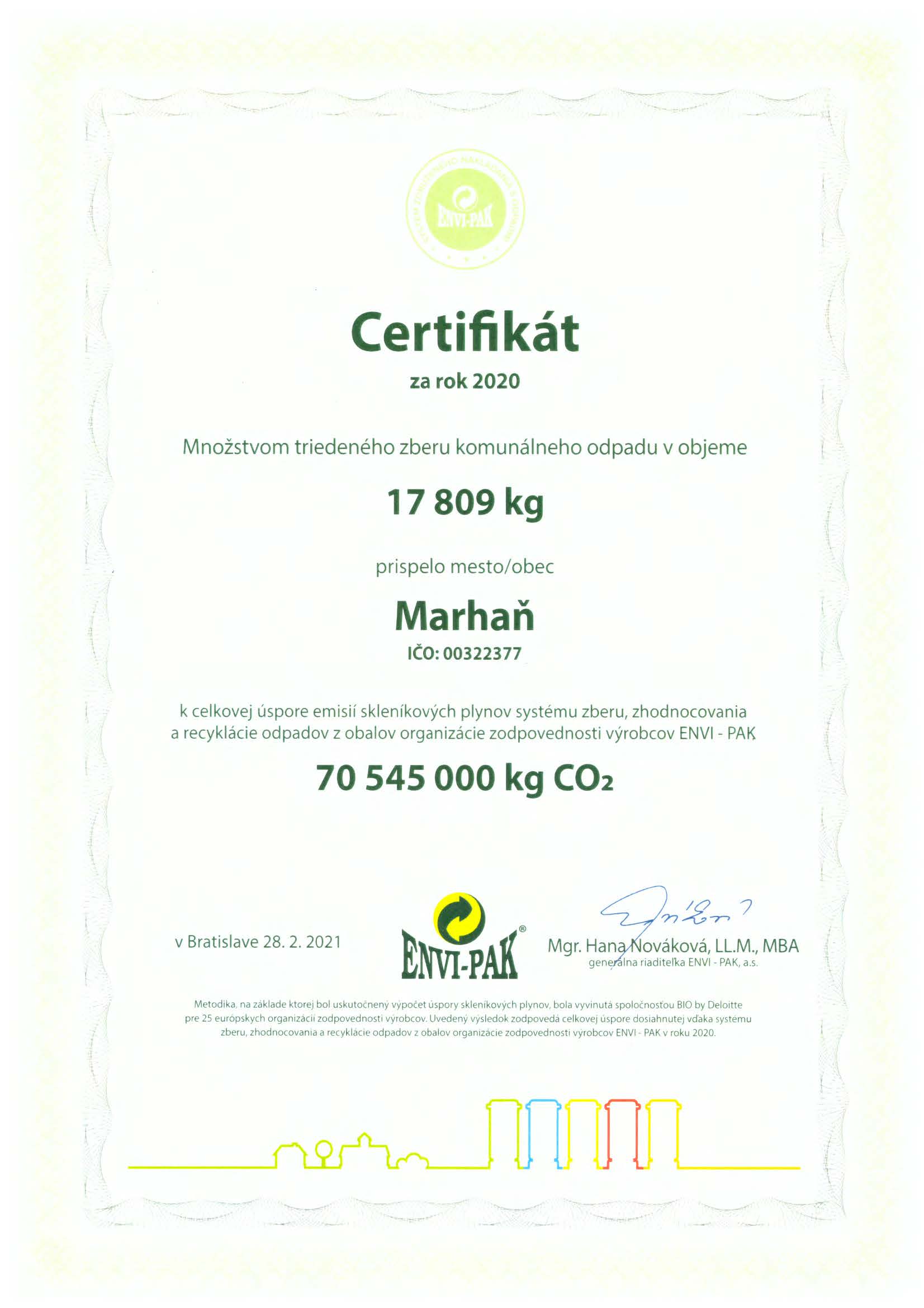 Certifikat-Enviropackt